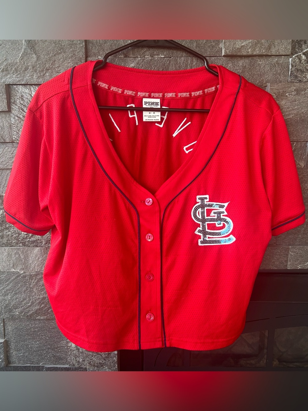 Victoria’s Secret PINK St Louis Cardinals Cropped Jersey